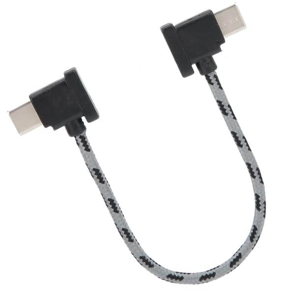 Rätt vinkel typ C till typ C datakabel 15 cm för DJI Mavic Air 2/Mini 2