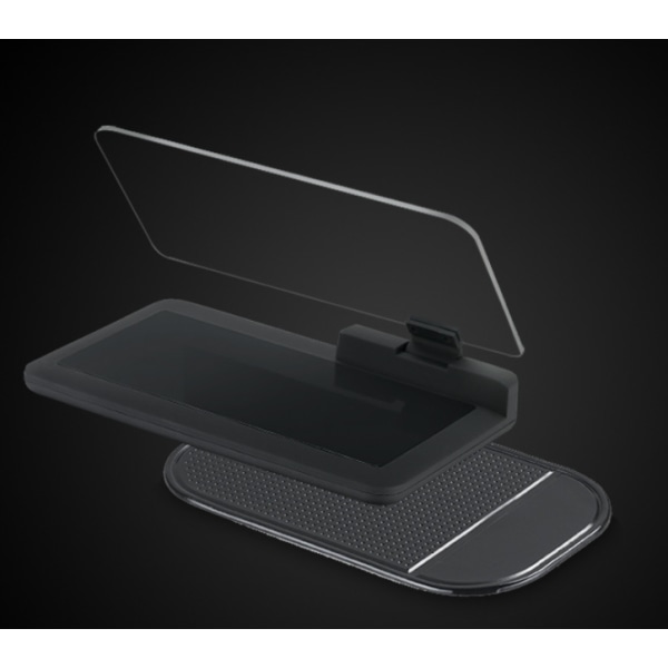 Trådløs Akryl Silikone Non-Slip Foldbar Car Lazy Mobiltelefon Monitor Holder
