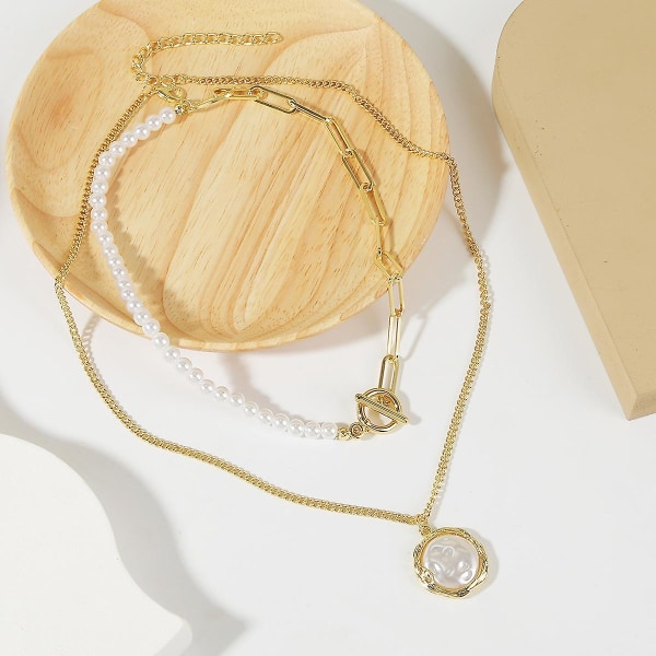 Halsband Flerlagers modesmycken B1826 N2112-8