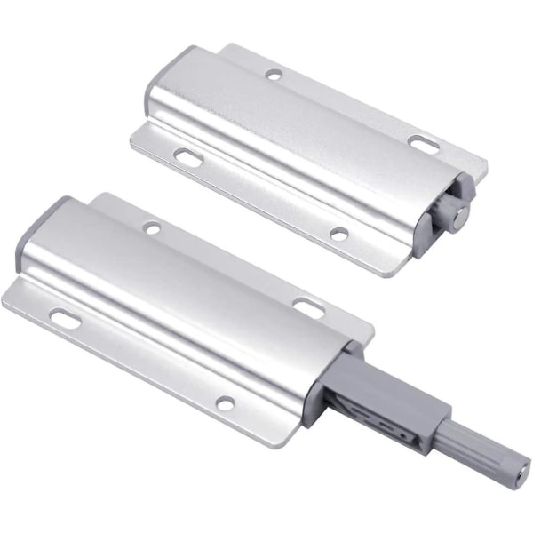 2 stycken tryck för att öppna magnetiskt stängningssystem för skåplåda Magnetiska dörrlås Magnetiska spärrar Dörrar spärr för möbler