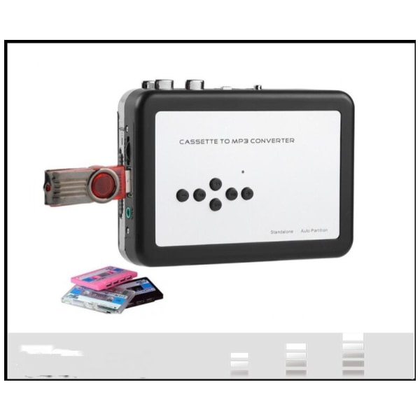 Kassetteafspiller Konverter Kassette til MP3 Walkman/Lydkassette til optagelse til MP3 via USB