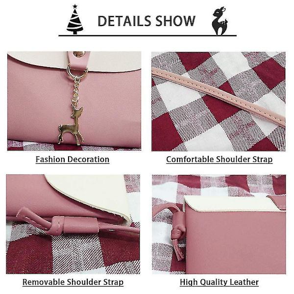 One Shoulder Crossbody-väska, Mini, Rosa