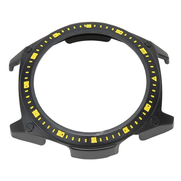 Smart Watch Case Fuld Beskyttelse Forebyg Skrammer Udskiftning til GT 3 Sort Gul