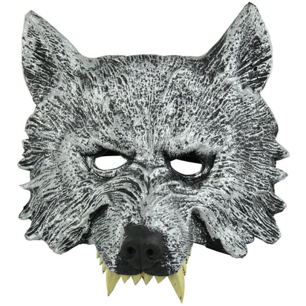 maskerade maske halloween maske ulv hoved maske