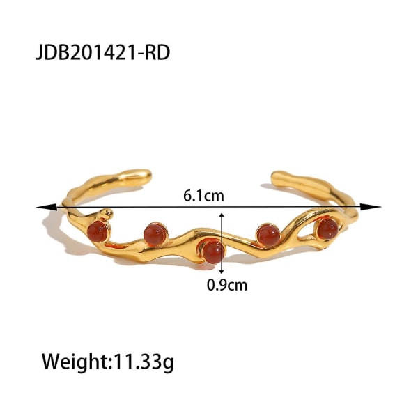 Armbånd Pearl Daily Outfit Metallic Element B1510 JDB201421-RD