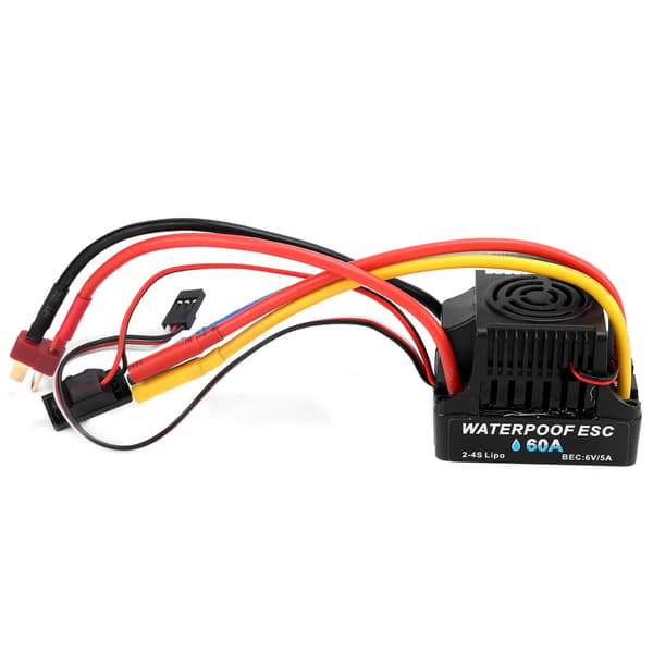 RC 60A Børsteløs Elektronisk Hastighedsregulator ESC til 1/8 1/10 RC Bil