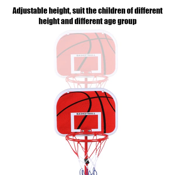 150 cm Justerbar Höjd Basketkorg Set Barn Inomhus Utomhus Träningsutrustning
