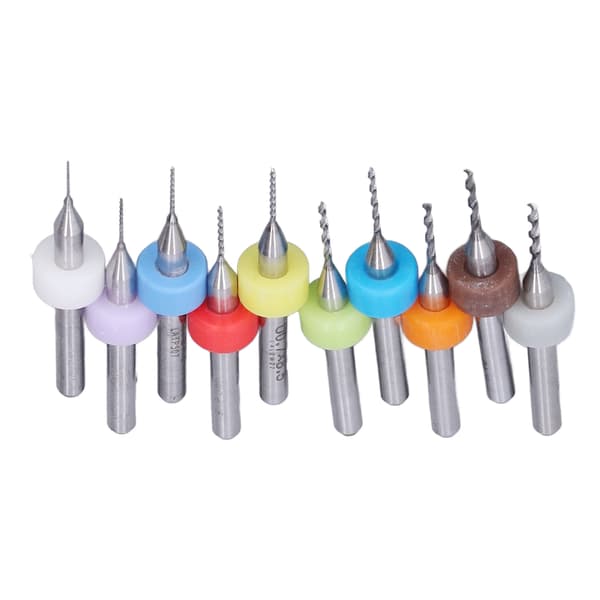 Högpresterande makroborr av volframkarbid, 10-pack