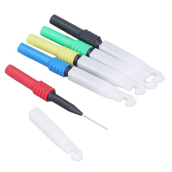 5 stk 0,7 mm mini testprobe ledningspiercingnåler med kappe J30009