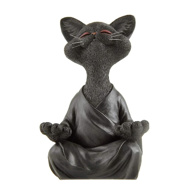 Meditation Animal Meditation Kitten Resin Ornament