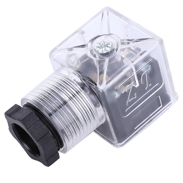 5 stk. hydraulisk magnetventilprop med lys, transparent, universal AC 220V