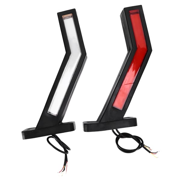 LED Sidemarkeringslys IP67 Vanntett 12V 24V Universal Lastebil Tilhenger Indikatorlampe