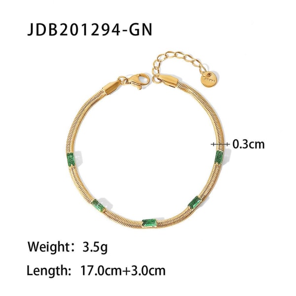 Armbånd Zircon Daily Outfit Metallic Element B1491 JDB201294-GN