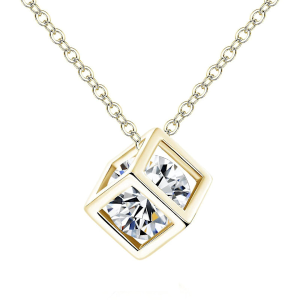Mode Crystal Drop örhängen halsband Dingla örhängen långa smycken set