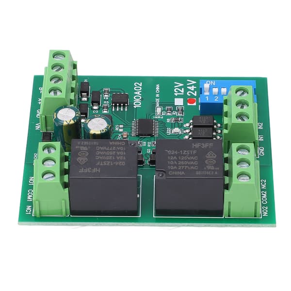 2-kanals RS485 relæmodul 24V DC switch controller til udstyr