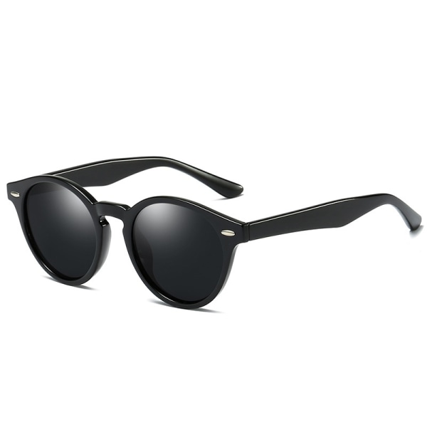 Polarisoidut värikkäät aurinkolasit miehille ja naisille Sand black frame black gray