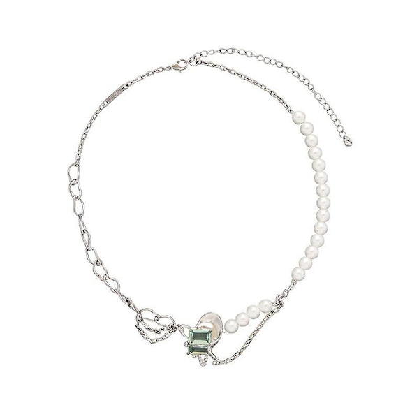 Halskæde Pearl Connect Crystal Fashion smykker Ac7126