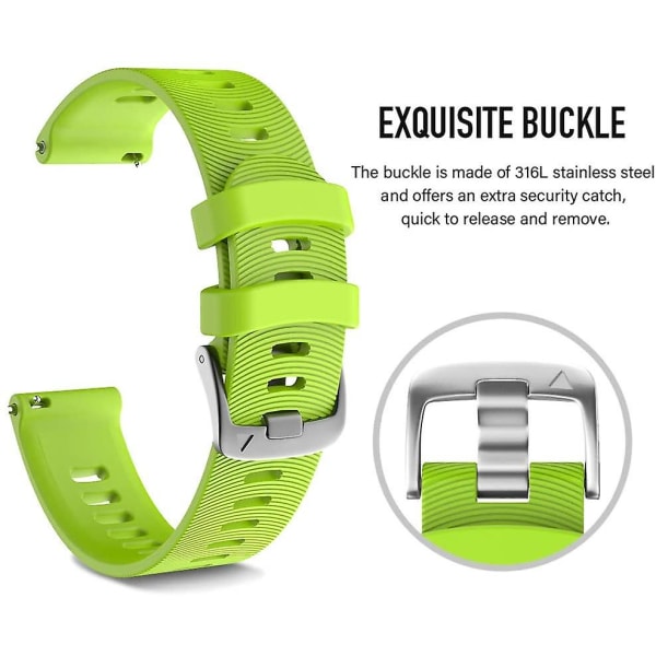 Garmin Forerunner245/645 Strap, 15# Grøn