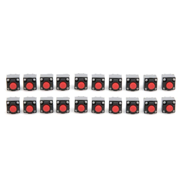 Vedenpitävä Micro Tact -kytkin 20kpl 6x6x7,3mm