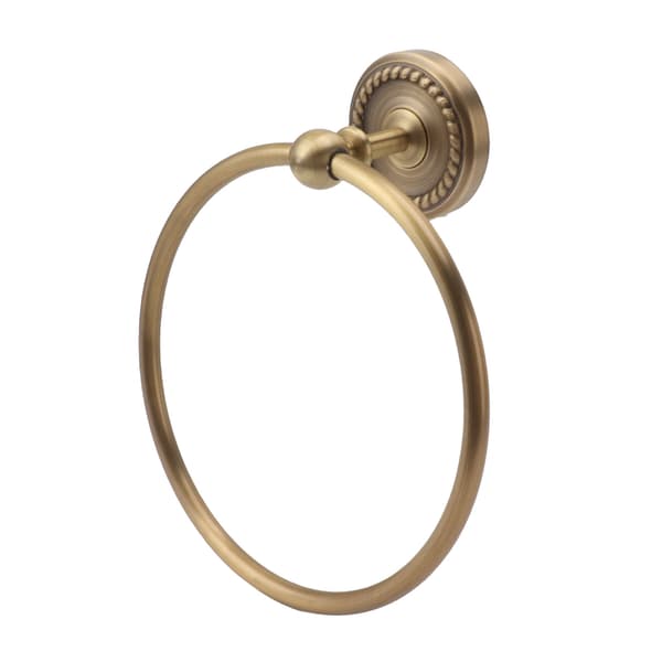 Koppar Rund Väggmonterad Badrum Handduksring Handduschhållare 970830