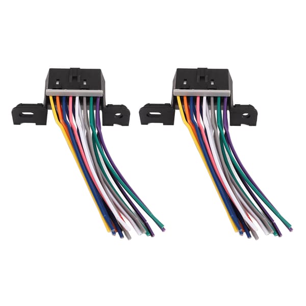 2 STK Diagnostisk OBD2 16-bens hunstik Universal pasform til de fleste OBD2-porte
