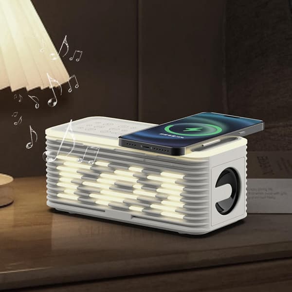 Kompakt Bluetooth-kompatibel högtalare för resor, White Noise Machine med Bluetooth-kompatibel, perfekt present Black