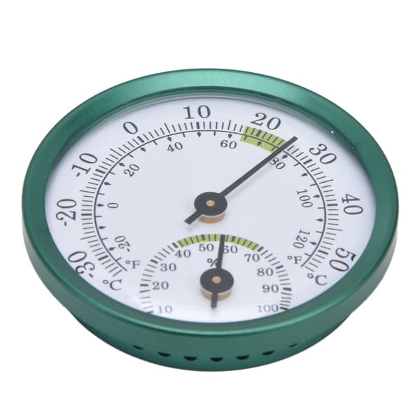 Mini Väggmonterad Termometer Hygrometer Transparent Stor Skärm