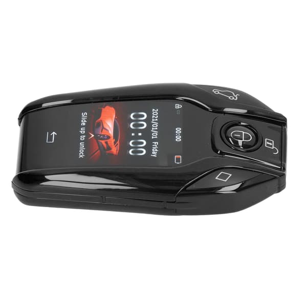 Universal TK800 Plus LCD Knappsats Smart Nyckel Fjärrkontroll Nyckellös Ingång Start Stopp Motor Knapp Svart
