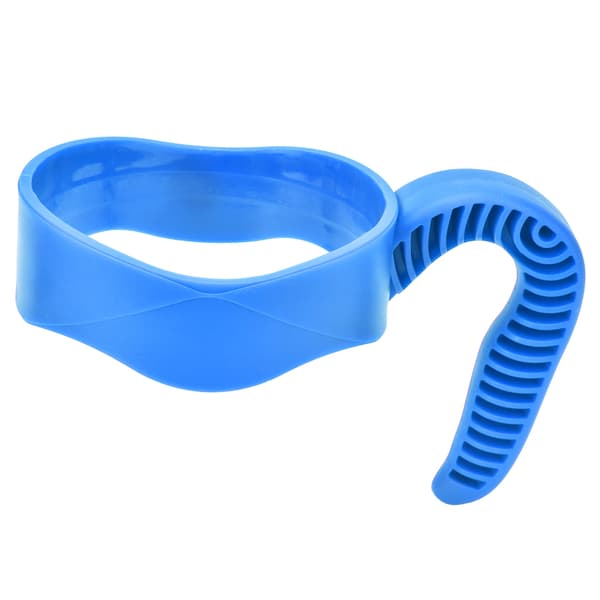 Ergonomisk plastikkrus håndtag til 20 oz til 30 oz flasker tumblere blå