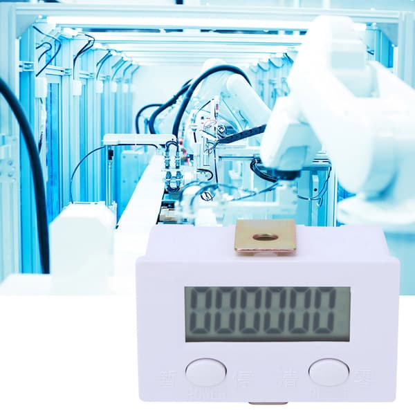 Digital tæller BEM 6C 6-cifret LCD-skærm 0 til 999999