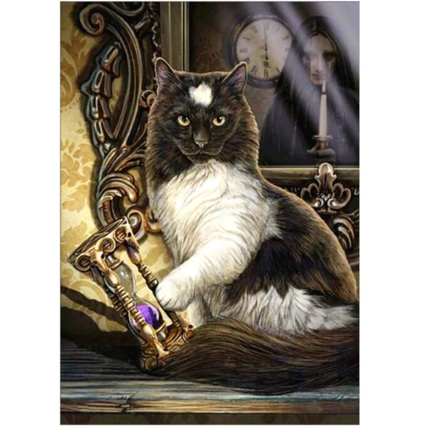 5D DIY Cat Diamond painting (30*40cm)