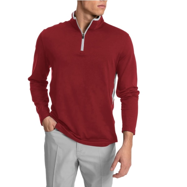 Slim Top T-shirt med stativ (röd XL)
