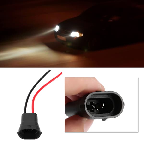 H11 2-pinners hannpluggkontaktadapter, frontlyspære, tåkelys, ledningsnett