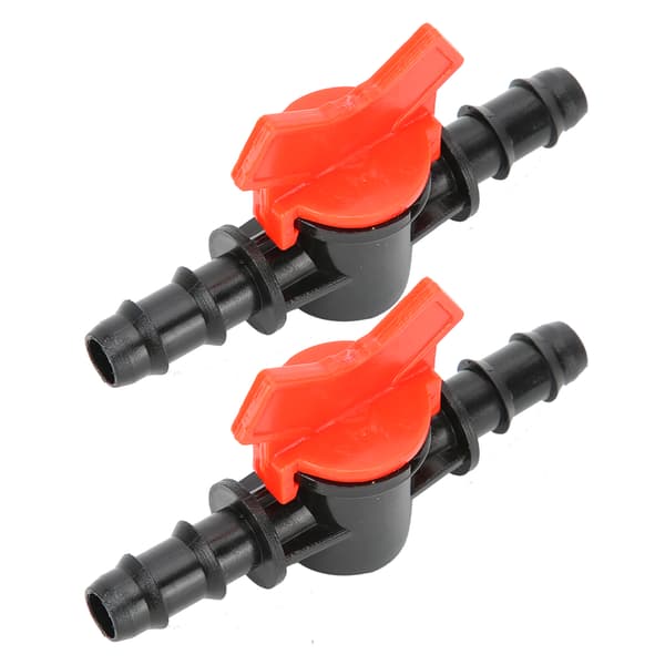 2-trinns vannstrømsregulatorventil for akvarium, rørkobling 10 mm