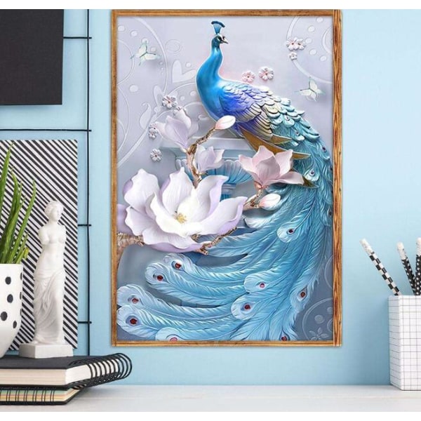 Blue Phoenix DlY Diamond Painting (30*40cm)