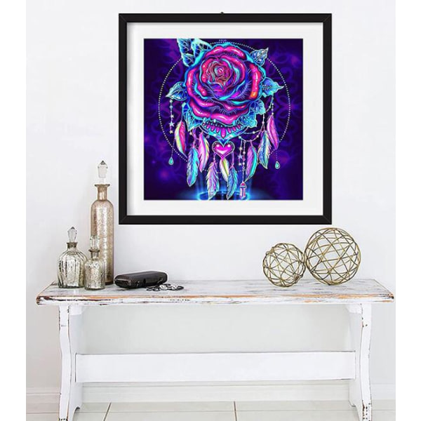 5D DIY Rose View Diamond painting (30x30cm)