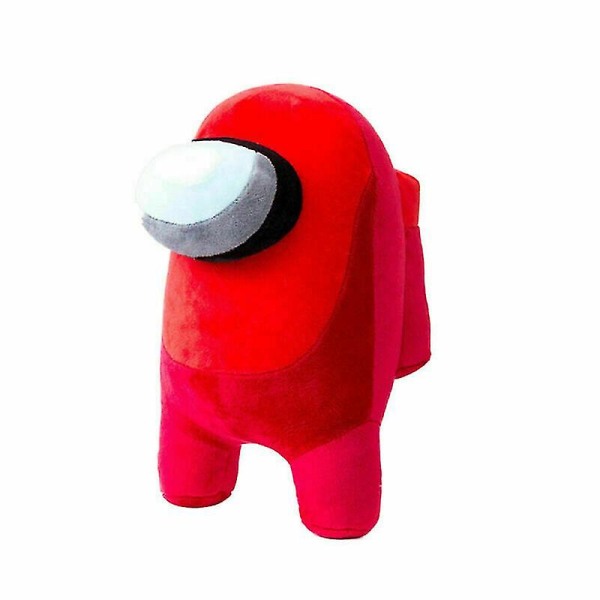 20cm Among Us Plysch Mjuk Doll Doll Game Plysch Barn Present -1 A red