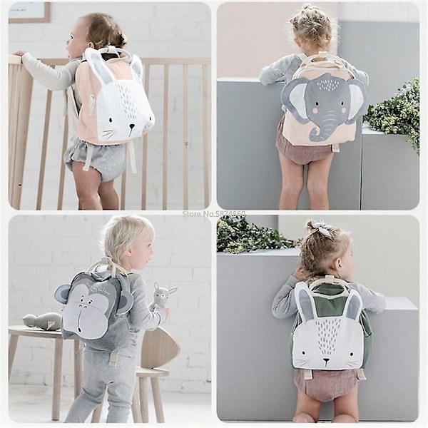 Barn Ryggsäck Toddler Barn Skolväska Ryggsäck-kanin rabbit