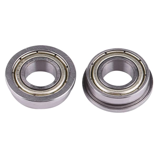 10 Dobbelt Skærmede Flangede Kuglelejer 8x16x5mm Motor