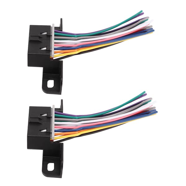 2 STK Diagnostisk OBD2 16-bens hunstik Universal pasform til de fleste OBD2-porte