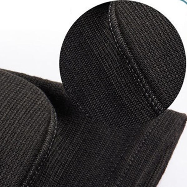 Ett par halkfria mjuka knäskydd för dans som andas Black L