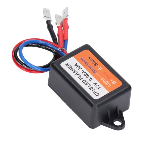 LED Blinklysrelé - 12V Strobe Controller Bil Blinklysmodul