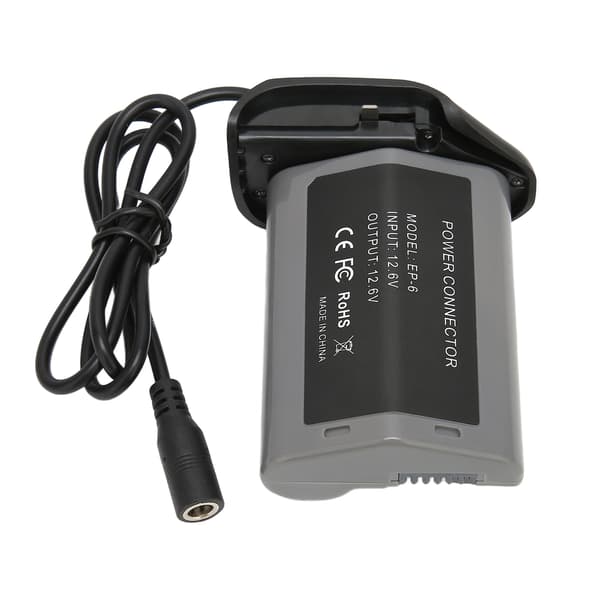 Nikon D4 D4S D5 D6 EL18 DC eksternt fuld afkodning dummy batteri med AC-adapter 100 240V US-stik