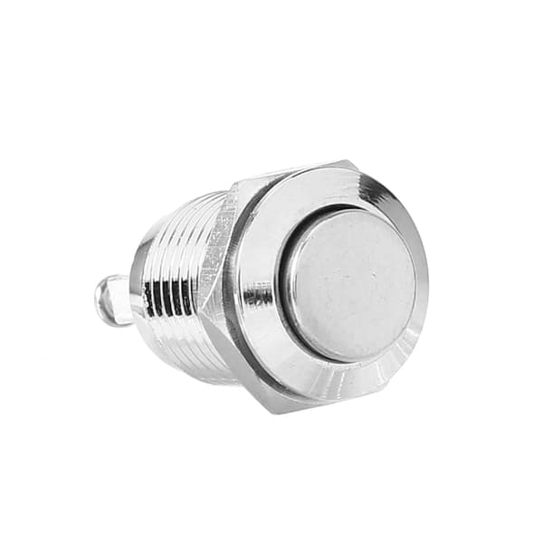 12mm Vanntett Metall Momentan Trykknappbryter