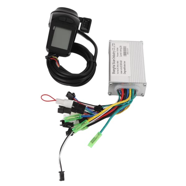 36/48V 350W Børsteløs Motorstyring med LCD-Display Panel til Elcykel Scooter