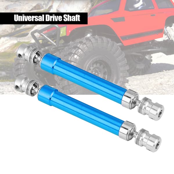 2 stk. universel CVD-drivaksel Axial Wraith AX90056 1 10 RC-bildele blå