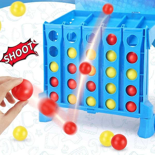 4 Shots Spel Studs Länk Boll Förälder Barn Interaktion Bordsspel Pedagogiska Leksaker