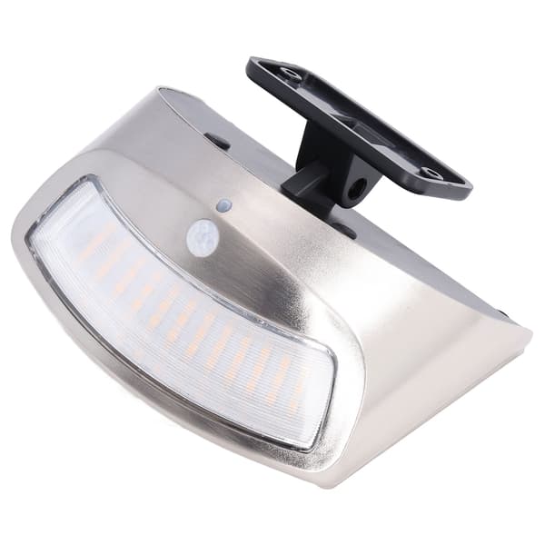 Supersterk 600LM LED Solar Vegglampe 4 Modus Bevegelsessensor Utendørs Hagelys
