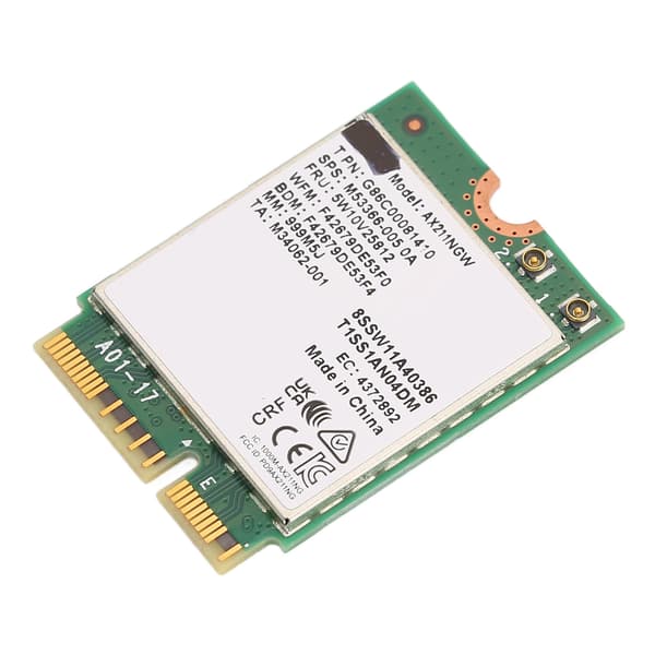 M.2 Netværkskort AX211NGW M.2 KEY E CNVio 2 Trippel Frekvens 802.11ac BT5.2 Trådløs WiFi Adapterkort til Win 10