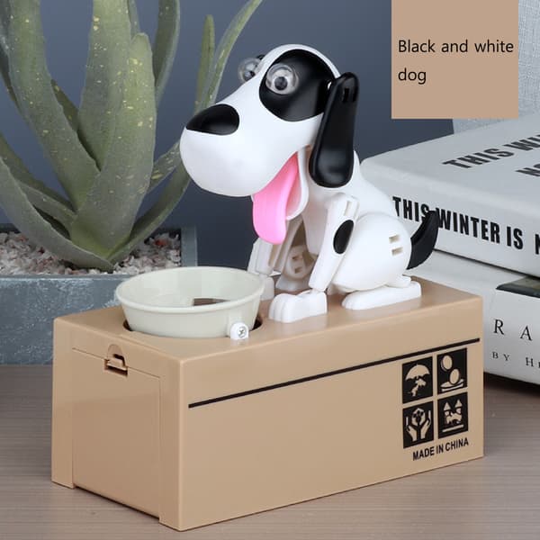 Smart Tecknad Hund Spargris Valp Kattunge Pengabox